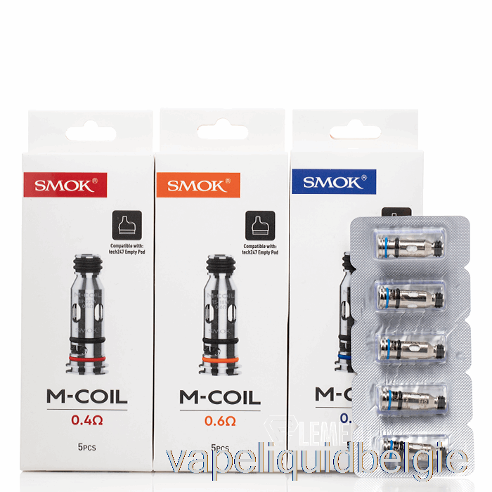 Vape België Smok M Vervangingsspoelen 0.8ohm M-spoelen